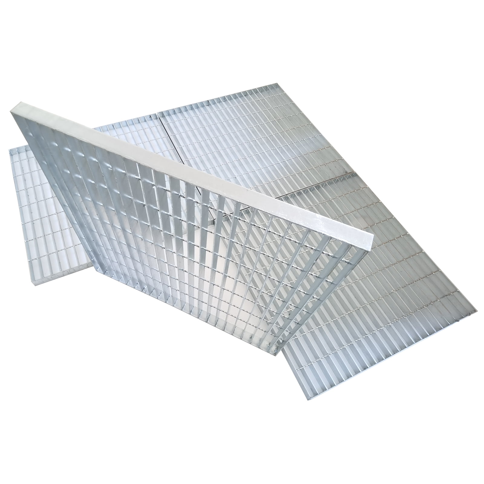 2.6ft*2.6ft Silver Gray Carbon Steel Grille Plate (Each Case Contains Only One Piece)