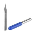 thumbnail image 4 of Uxcell 1/8" Shank 0.1mm Tip 20 Degree Solid Carbide Wood Engraving Bit CNC Router Tool 10 Pack, 4 of 6
