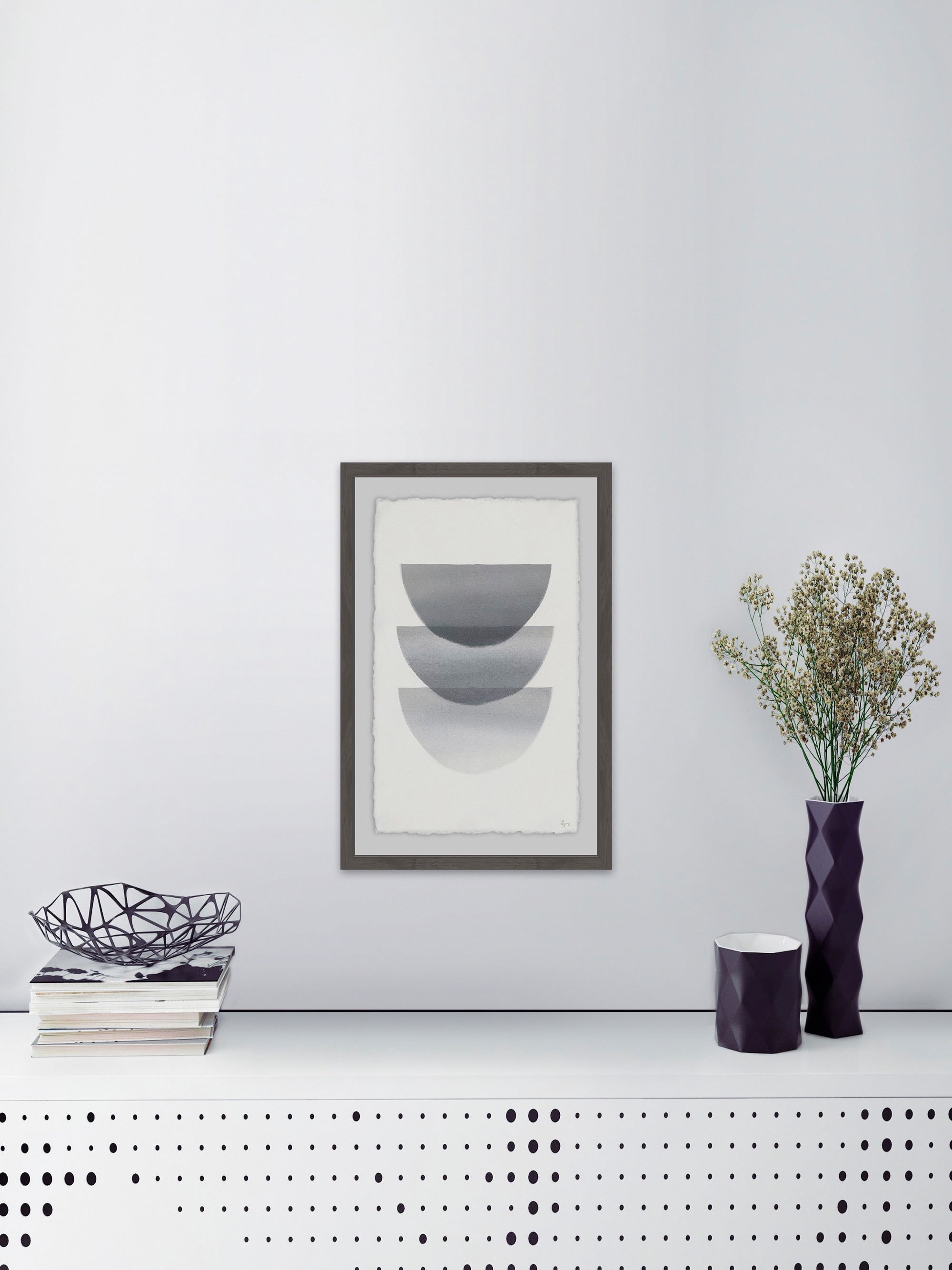 Dark Shades Framed Painting Print