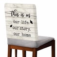 thumbnail image 2 of Farmhouse Butterfly Chair Back Covers, Removable Chair Covers for Dining Chairs Set of 6, Washable Chairs Slipcovers Back Seat Protector for Wedding Party 19"x20", 2 of 9