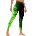 thumbnail image 5 of Utoimkio High Waisted Yoga Leggings for Women Summer Tummy Control Workout Athletic Running Yoga Pants for Women, 5 of 6