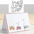 thumbnail image 1 of Troqueles metálicos TingZVen marco de conejo de Pascua 7 x 7 cm, 1 of 7