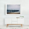 thumbnail image 3 of The Fishing Pier, Virginia Beach - Virginia Beach Virginia Photography Beach Coastal Ocean Boardwalk Waves Scenic White Framed Wall Art Print 9 x 12 inches, 3 of 4