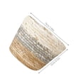 thumbnail image 2 of Raindrops 2Pcs Multi Straw Woven Flower Basket Planter Natural Touch for Balcony, 2 of 6