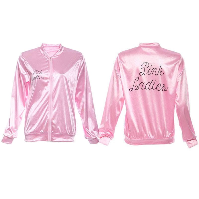 pink letter jacket