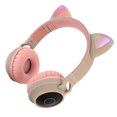 thumbnail image 2 of Cute Ear Bluetooth 5.0 Auriculares con cancelación de ruido LED Auriculares de 3,5 mm con micrófono Inevent EL4101-02, 2 of 6
