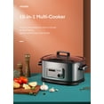 thumbnail image 6 of AICOOK Slow Cooker, 6Qt 10 in 1 Preset Multifunctional Cooker, Steamer, Yogurt Maker, 6 of 7