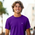 thumbnail image 3 of Dalix Lil Rainbow Cotton Tee Short Sleeve Soft Jersey Shirt Mens in Purple XL X-Large, 3 of 5