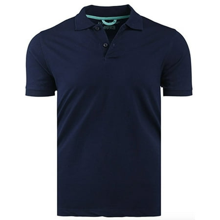 Marquis Men's Jersey Slim Fit Short Sleeve Golf Polo