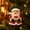 E, variant on Cififendec Christmas Santa Claus Ornament, 3.14", Cute 2D Acrylic Flat Hanging Pendant for Christmas Tree Decoration Holiday Gift and Home Display