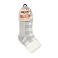thumbnail image 3 of MUK LUKS Women's Shortie Lounge Crew Sock, 2-Pack, OSFM, 3 of 5