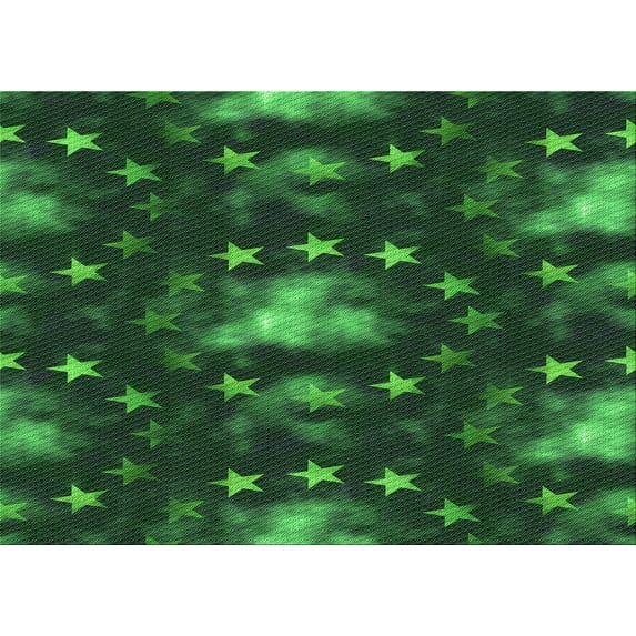 Ahgly Company Machine Washable Indoor Rectangle Transitional Dark Forest Green Area Rugs, 6' x 9'