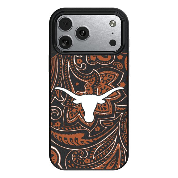 Keyscaper Texas Longhorns Paisley iPhone Magnetic Bump Case