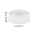 thumbnail image 2 of Unique Bargains Bol pour Animaux en Forme de Chat pour Camping Intérieur et Extérieur PP Blanc, 2 of 4