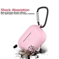 thumbnail image 2 of AirPods Pro 2 Case with Keychain/Hand Strap; AirPods Pro 2nd Generation[2022] Protective Shockproof Silicone Headphone Cover Support Wireless Charging for AirPods Pro 2 Gen - Pink, 2 of 7