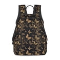 thumbnail image 1 of Disketp Modern Golden Butterfly Mochila Ligera e Impermeable, Mochila de Día Resistente para Viajes, Senderismo y Uso Diario para Hombre y Mujer, 1 of 7