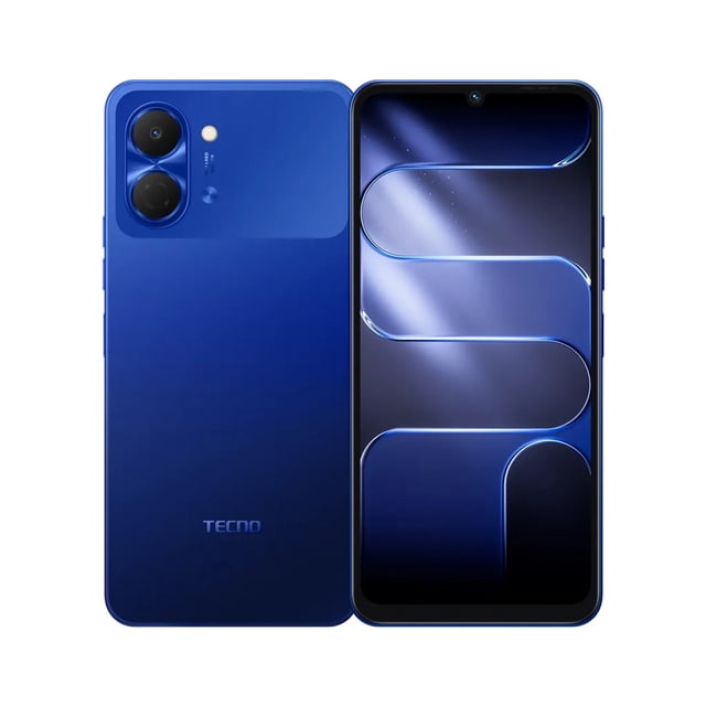 Celular TECNO Spark Go 3 Azul 128GB, 4GB RAM Desbloqueado Dual SIM
