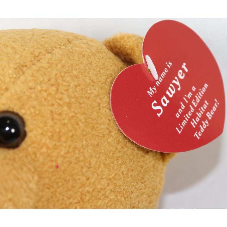 Habitat for Humanity Home Sweet Home Limited Edition Stuffed Bean Teddy  Bear - Sawyer by Habitat for Humanity