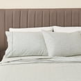 thumbnail image 2 of Great Bay Home Striped Ultra-Soft Microfiber Sheet Set (Twin, Stripe - Blue), 2 of 9