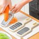 thumbnail image 4 of Grater Stainless Steel Grater With Handle Razor-sharp Stainless Steel Blade Kitchen Tools & Gadgets For Shredded Cheese Ginger Lemon Carrot Vegetables, 4 of 5