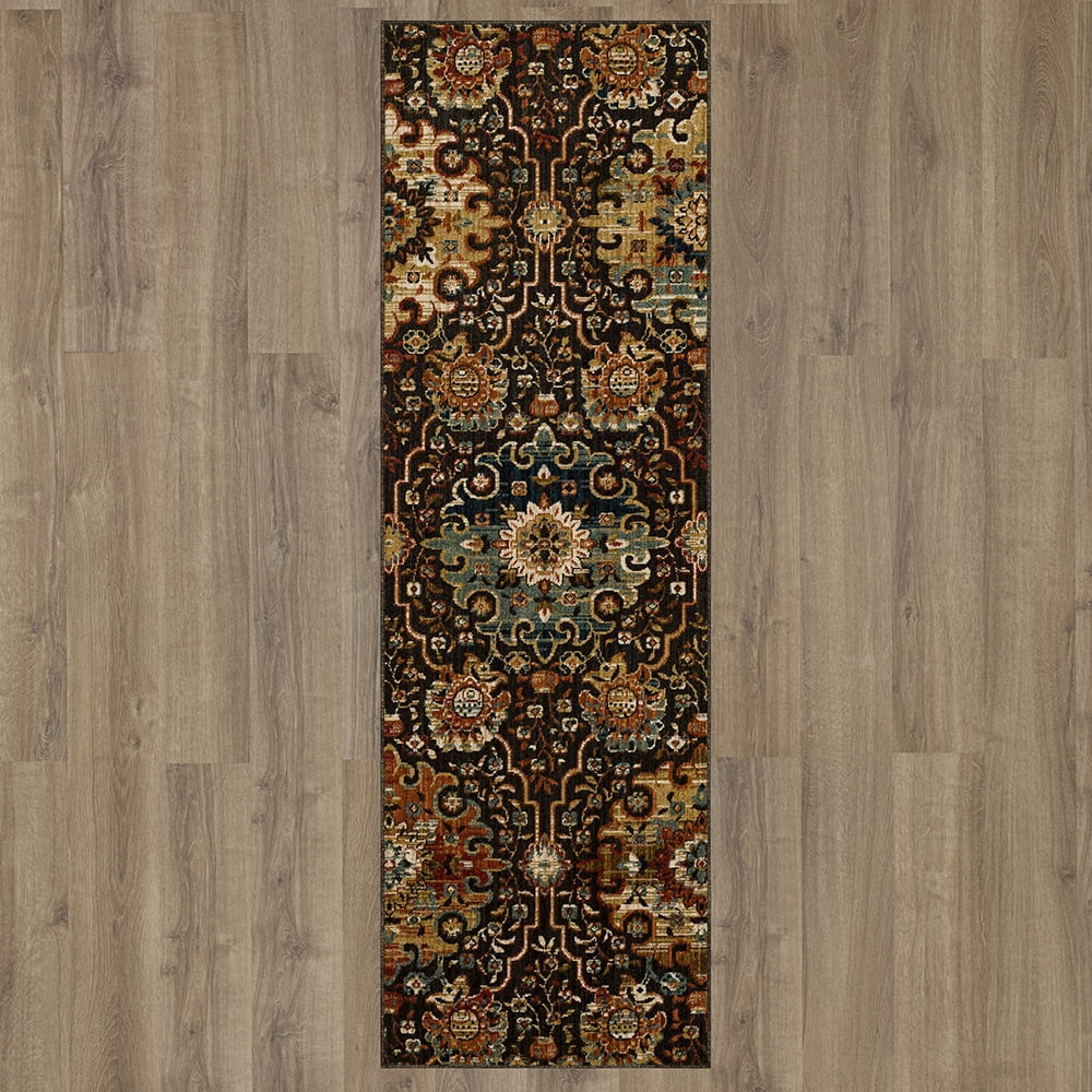 Mohawk Home Denbac Woven Indoor Runner Rug, Grey, 2' 6" x 8'