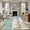 Teal Blue, variant on Bathroom Rugs 2x3 Ft, Blue Beach Coastal Non Slip Area Rugs for Kitchen Bedroom Entryway, Summer Nautical Coral Shell Botanical Vintage Washable Carpet Runner Rug Floor Mats for Bedroom Home Decor