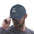 thumbnail image 4 of Let Them Navy Hat Adjustable Funny Fashion Unisex Baseball Cap for Men Women, 4 of 7