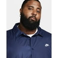 thumbnail image 3 of Men's Nike Club Coach's Jacket Color: Midnight Navy Size: L, 3 of 5