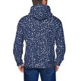 thumbnail image 5 of Zip Up Hoodies for Men - shiny stars night sky navyblue Long Sleeve Comfrt Men'S Fashion Hoodies & Sweatshirts, Jackets for Men Hoodies Pullover Clothing Clothes with Pouch, 5 of 5