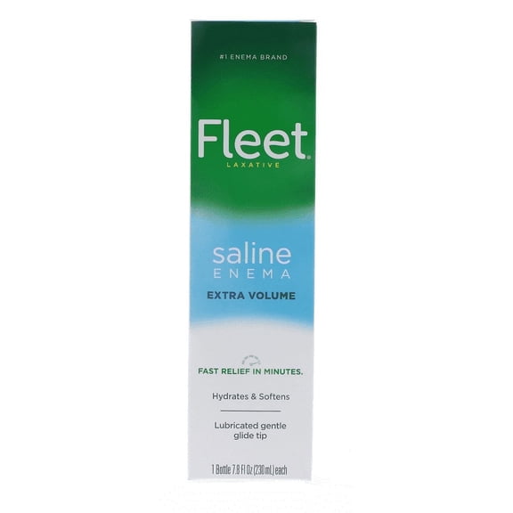 Fleet Enema, Ready-to-Use Saline Laxative 7.8 fl oz
