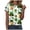 Orange, variant on larppty St Patricks Day Shirt Women Short Sleeve Crew Neck Irish Shamrock Tops Loose Fit Luck Leaf Clover Patricks Shirt (Dark Green, S)