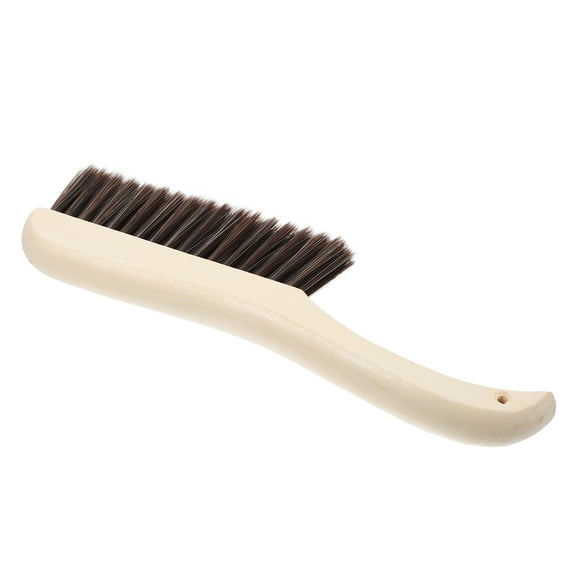 ROSENICE Small Brush Cleaning Brush Beige Wood Fine Bristles 1Pack