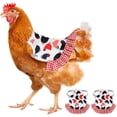 thumbnail image 1 of Chicken Saddle, 2 Pieces Chicken Saddle Hen Apron Wings Spring Guard Elastic Protection Pet Poultry Accessories (8.7 X 6.7 Inches) (1 # A), 1 of 6