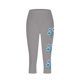 thumbnail image 4 of Pantalones de Ajuste Seco Mujeres Impresas Leggings Recortados Casuales, Pantalones Elásticos Transpirables para el Yoga Y el Uso Diario, 4 of 4
