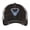 Black, variant on USAF Cap - Distressed Air Force Logo - Vintage Military Trucker Baseball Hat Strapback (Brown)