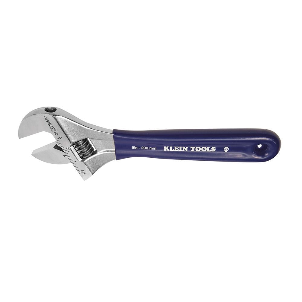 Klein Tools 8In Wide Jaw Adjustable Wrench