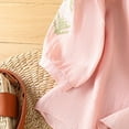 thumbnail image 6 of Busydd Spring Tops for Women Trendy Solid Color Embroidered Womens Tops Casual Peasant V Neck 1/2 Sleeve Summer Tops, 6 of 6