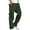 Army Green, variant on RKSTN Cargo Pants for Men Drawstring Solid Color Casual Multiple Pockets Trousers Outdoor Fitness Pants with Pockets