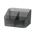thumbnail image 1 of Soporte para brochas de maquillaje DASITON de gran capacidad, 5 ranuras, negro, 1 of 6
