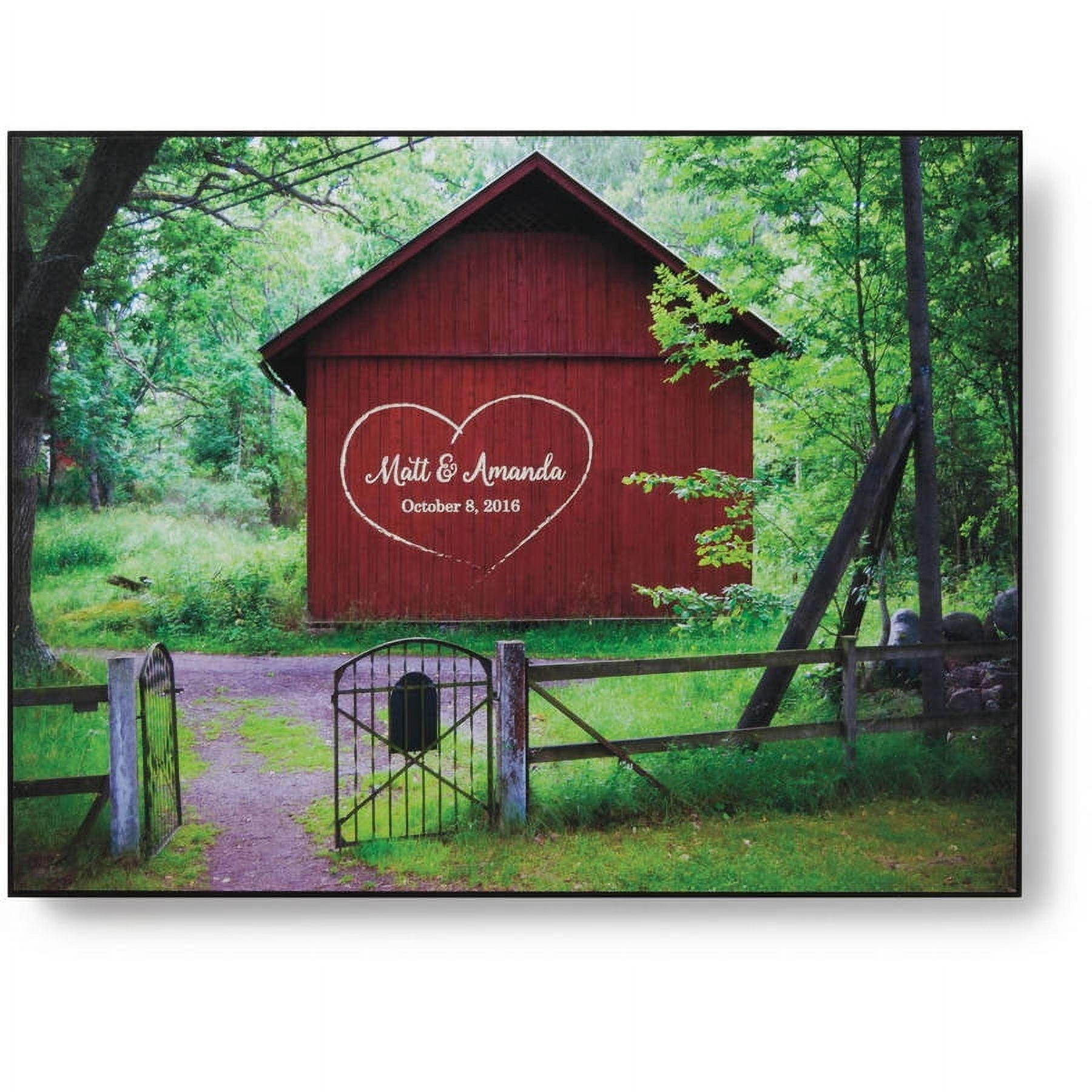 Personalized Barn Gate Lithograph