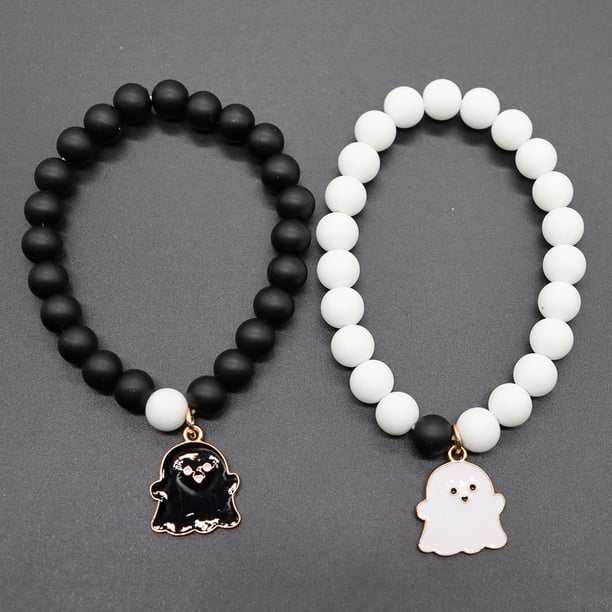 Joyas y relojes, accesorios, joyería, pulseras, pulseras, pulseras magnéticas de corazón con cuentas naturales para hombres y mujeres, joyería elástica, pulsera, pulsera