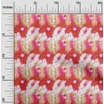 thumbnail image 1 of oneOone Cotton Flex Red Fabric Tie Dye Sewing Material Print Fabric By The Yard 40 Inch Wide-LJ2, 1 of 1