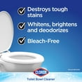 Clorox Toilet Bowl Cleaner, Tough Stain Remover without Bleach 24 oz