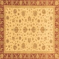 thumbnail image 1 of Ahgly Company Indoor Square Oriental Brown Traditional Area Rugs, 8' Square, 1 of 4