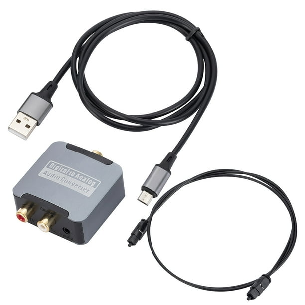 Bsvklp Óptico/Coaxial A RCA 3 5mm Audio SPDIF DAC DAC Amplificador Decodificador para TV