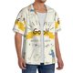 thumbnail image 2 of Balery Golf Icons And Golfer Camisa Casual de Manga Corta con Botones para Hombre, Texturizada, Estilo Cubano, para Playa, Verano-3X-Large, 2 of 5