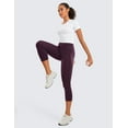 thumbnail image 3 of CRZ YOGA Womens Butterluxe Workout Capri Leggings with Pockets 21 Inches, 3 of 5