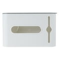 thumbnail image 1 of 1Pc Storage Box Punching-free Garbage Bag Storage Holder Trash Bag Holder White, 1 of 8