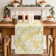 thumbnail image 2 of Table Runners 90 Inches Long Dress Scarves, Pale Yellow Leaves Farmhouse Coffee/Dining/Kitchen Table Decor Table Runner for Living Room, Farmhouse Botanical Branch Vintage Boho 13x90 Inch, 2 of 9