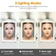 thumbnail image 2 of Espejo de maquillaje DenCert recargable de viaje con 72 luces LED, 2 of 8